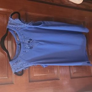 Royal Blue Lace Top - Size M